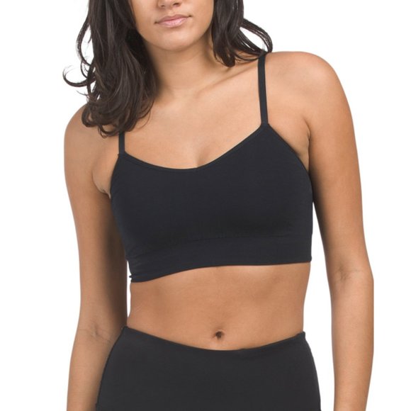 BRABAR Intimates & Sleepwear Brabar Black Multiway Halter Crop Bra